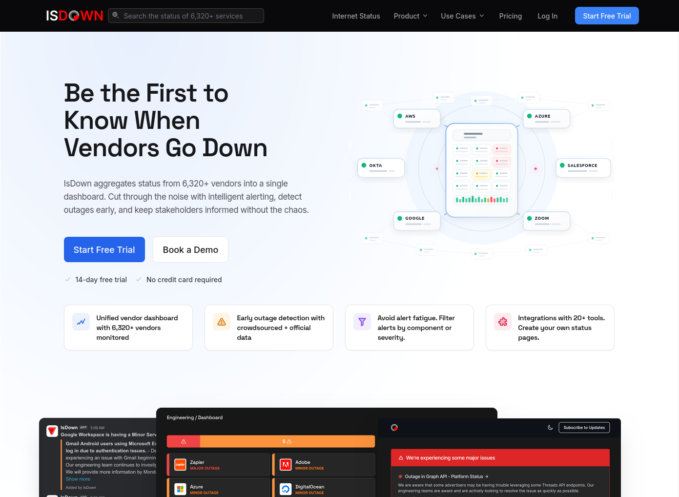 IsDown landing page