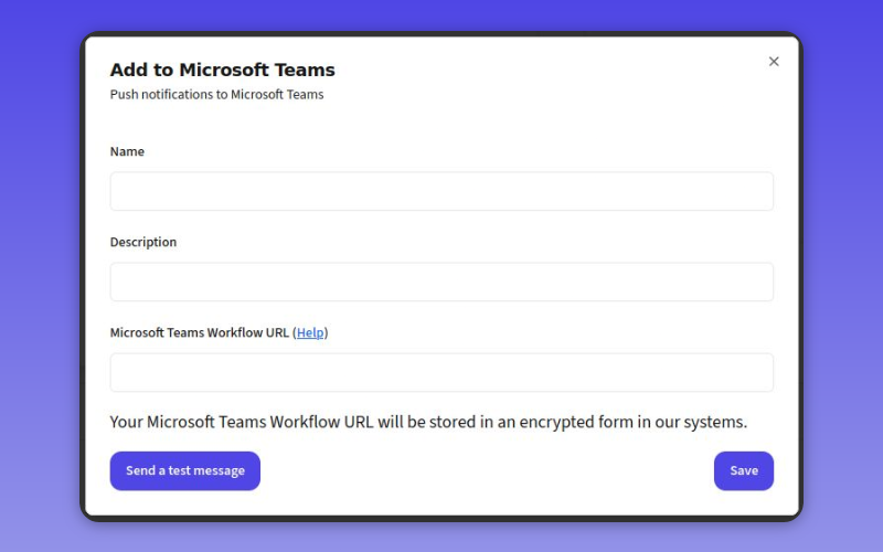 Microsoft Teams integration