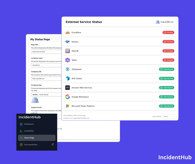 Product Update - Public Status Pages