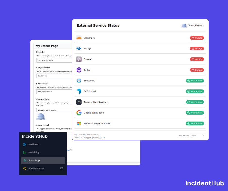 Product Update - Public Status Pages