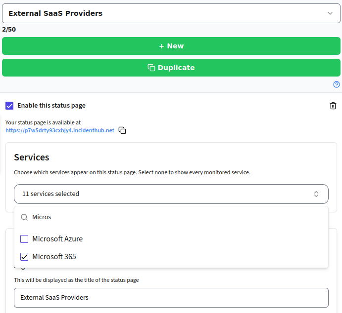 Manage Every Client's Status Page from One Account